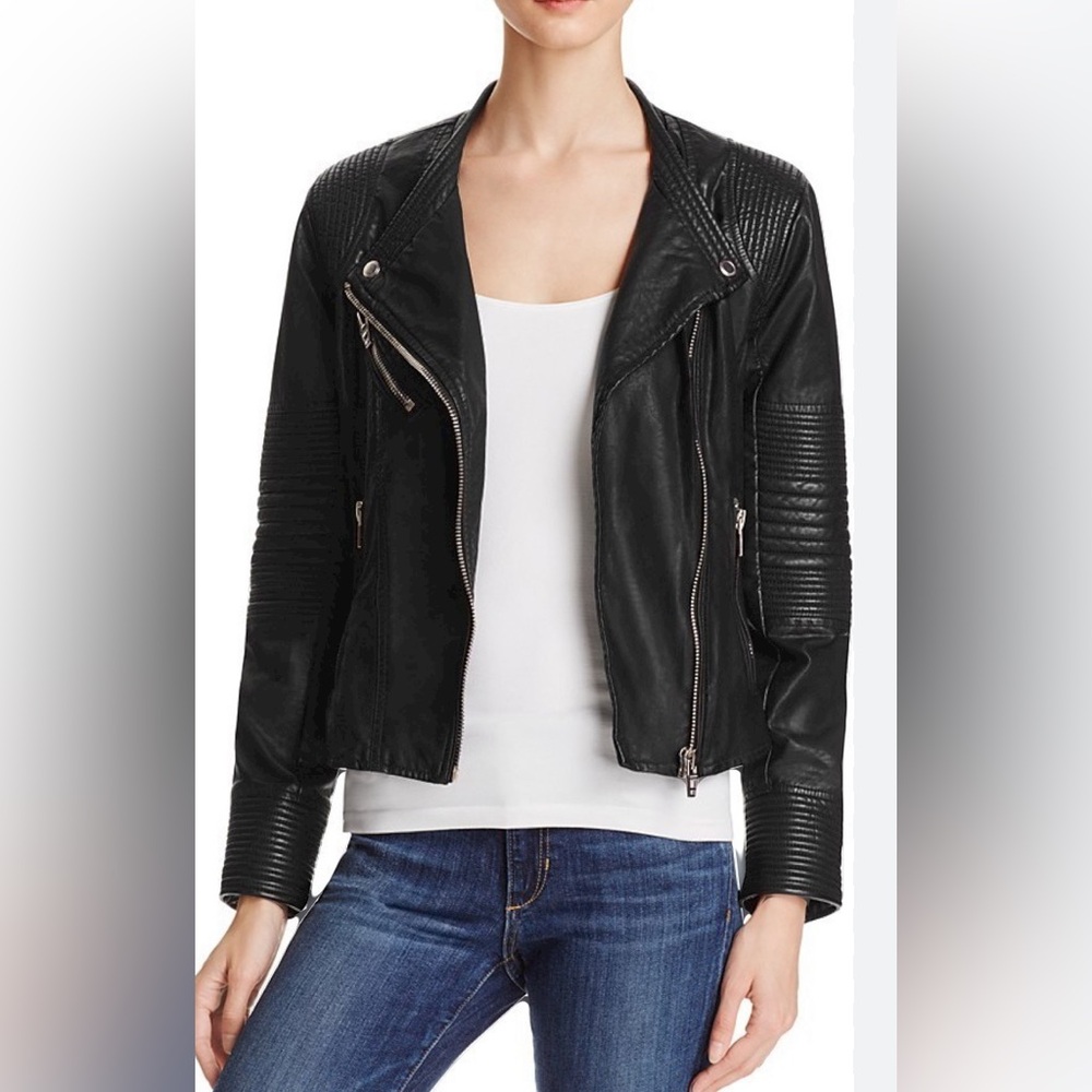 Blanknyc Quilted Faux Leather Moto Jacket